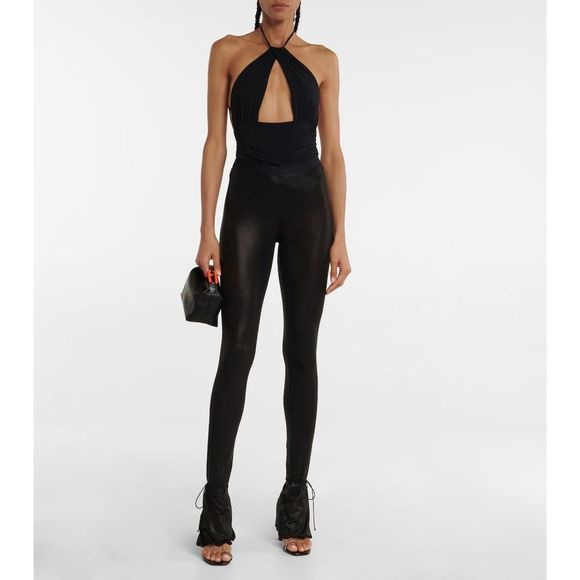 NENSI DOJAKA CROSSED FONT ONE PIECE SWIMSUIT WITH OPEN BACK XS $497 - Picture 4 of 11